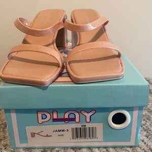 Jeffrey Campbell Jamm Sandal in Nude